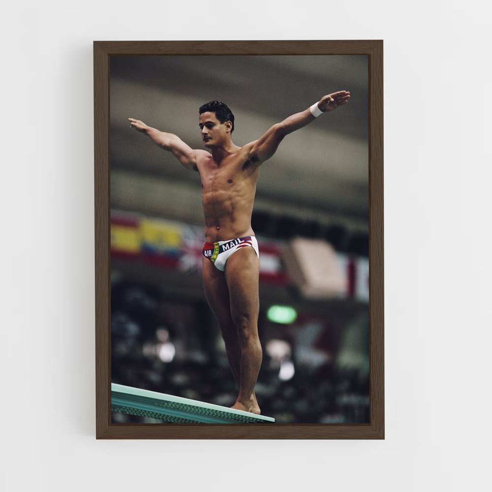 Poster Greg de louganis – affiche Plongeon de falaise (vue 5)